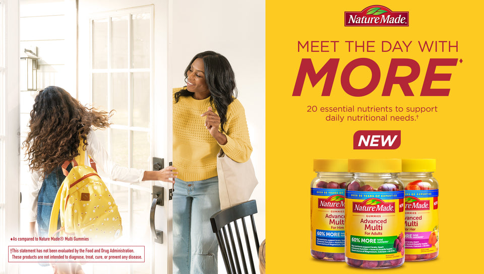 Introducing Nature Made® Advanced Multivitamin Gummies