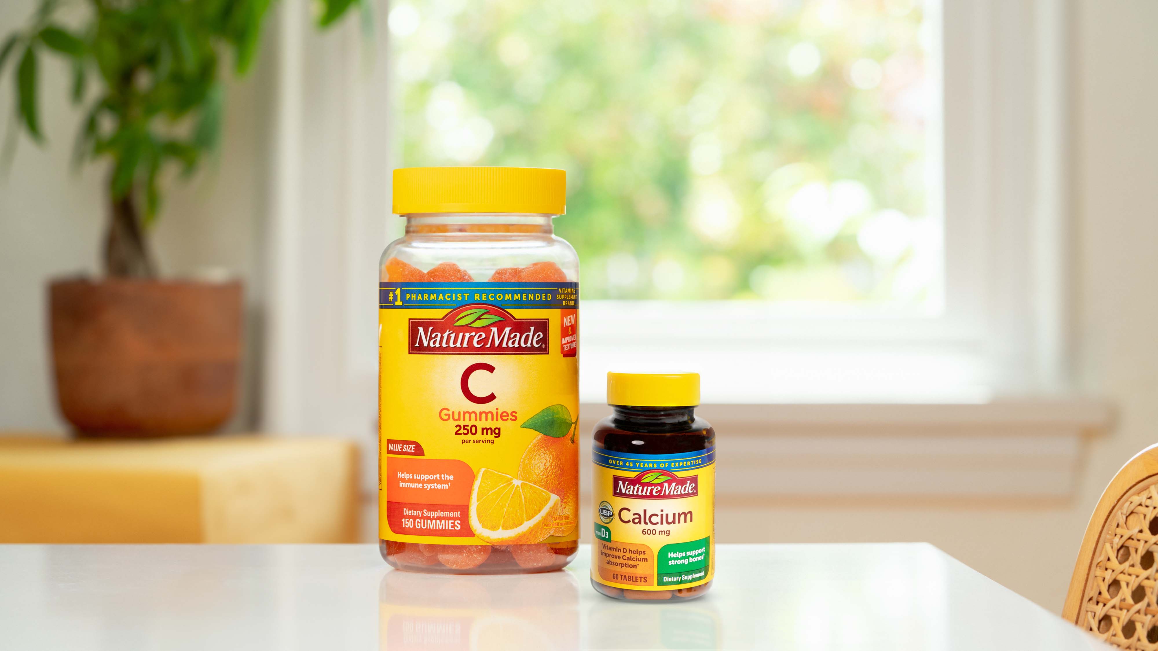 Is Vitamin C the Same as Calcium? & Nature Made®