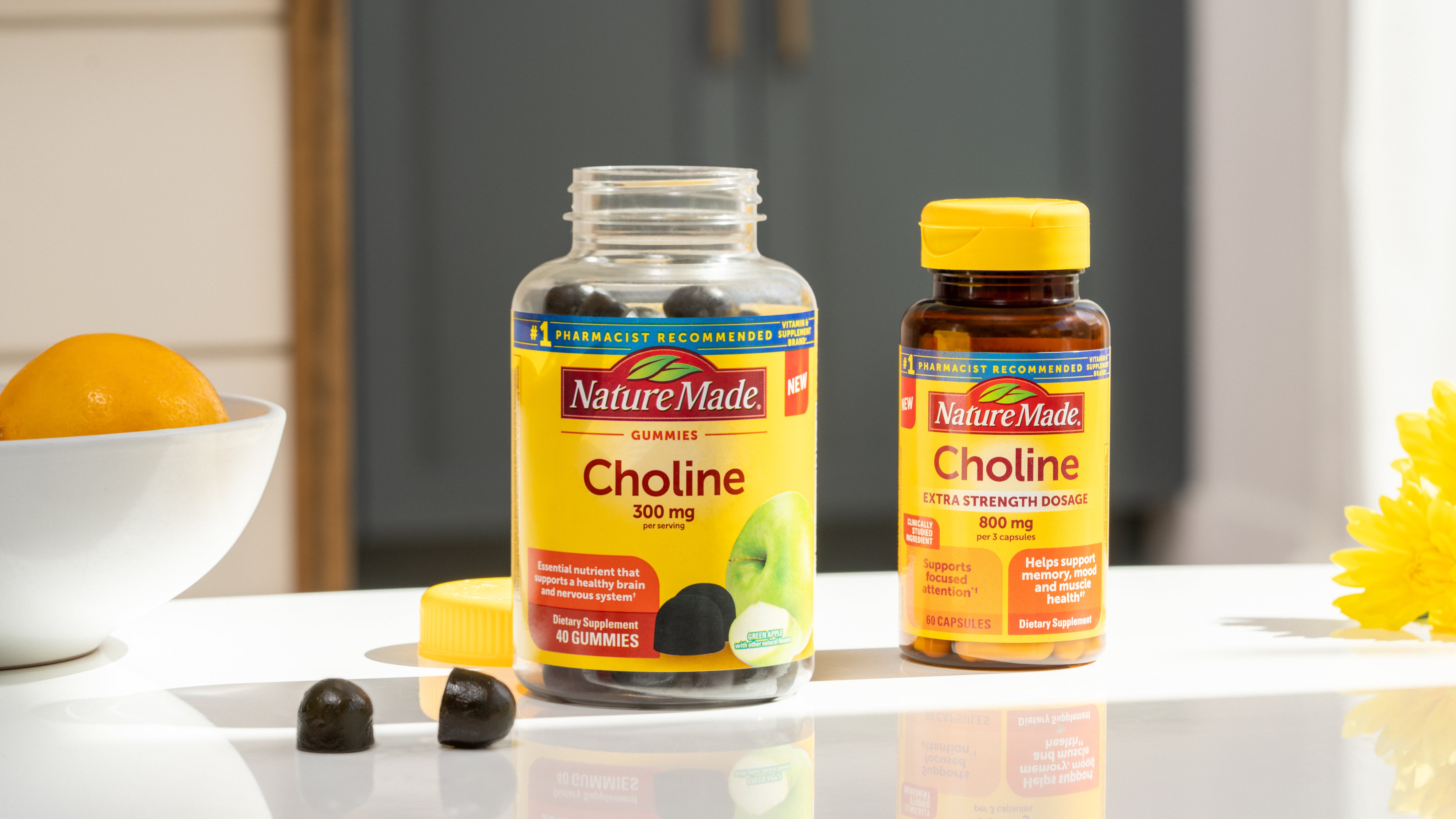 Buy Choline Supplements Online from Nature Made® to support a healthy