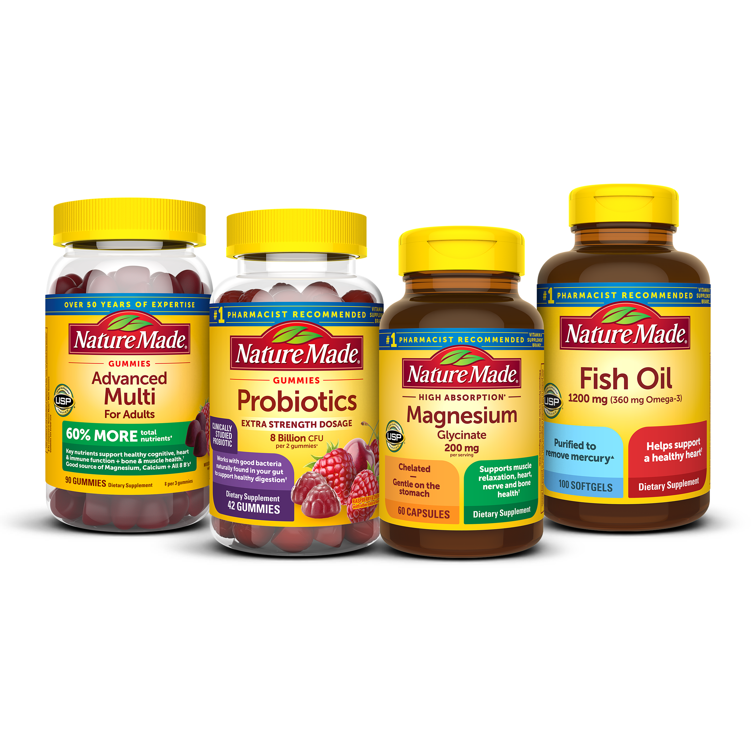 Shop The Daily 4: Daily Vitamins & Supplement Routine | Nature Made