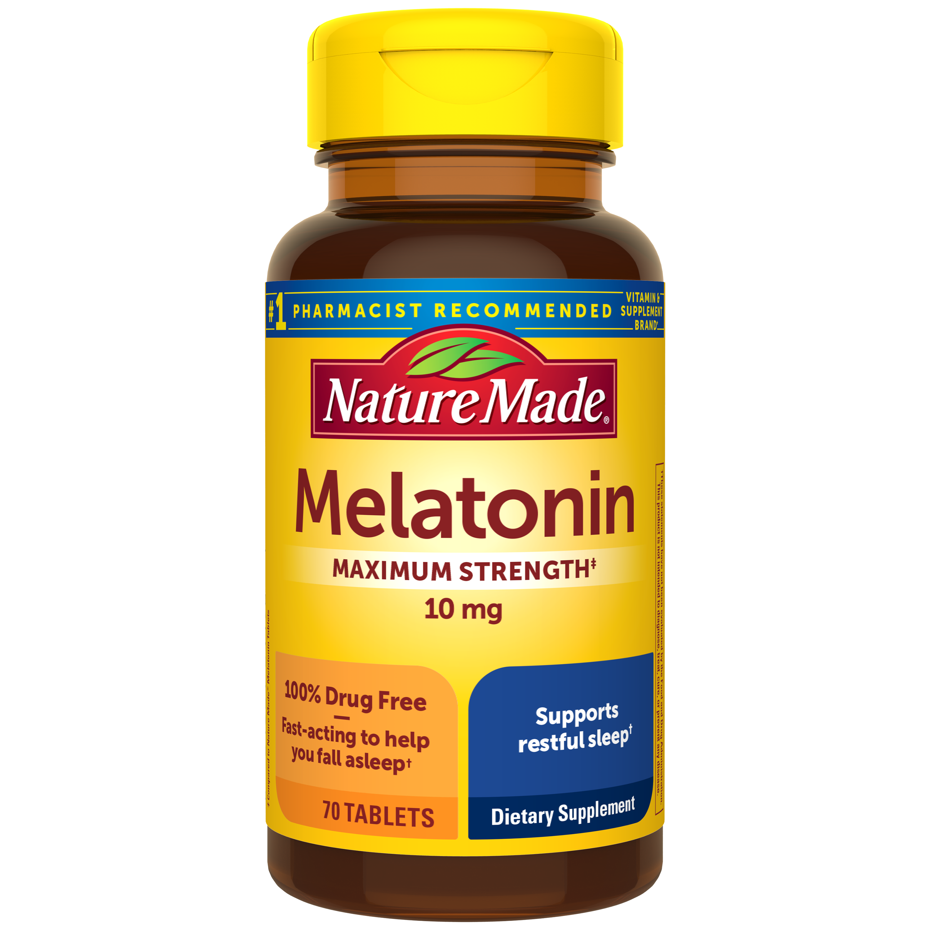 Melatonin Maximum Strength 10 mg Tablets & Nature Made®