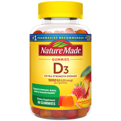 Vitamin D Extra Strength 5000 IU (125 mcg) Gummies