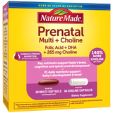 Prenatal Multivitamins + Choline Capsules