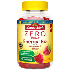 Zero Sugar‡ Energy◆ B12 Gummies 1000 Mcg Per Serving