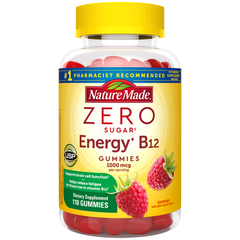 Zero Sugar‡ Energy◆ B12 Gummies 1000 Mcg Per Serving