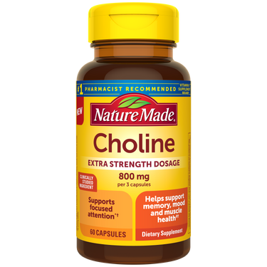 cta image for Choline Extra Strength Dosage 800 Mg Per 3 Capsules