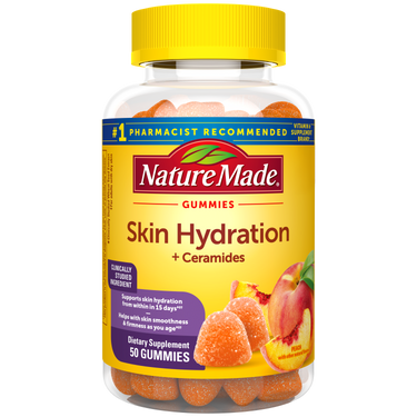 Nature Made Skin Hydration plus Ceramides Gummies Supplement – 50 count