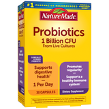 Probiotics 1 Billion CFU From Live Cultures Capsules