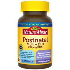 Postnatal Multivitamin + 200 mg DHA Softgels