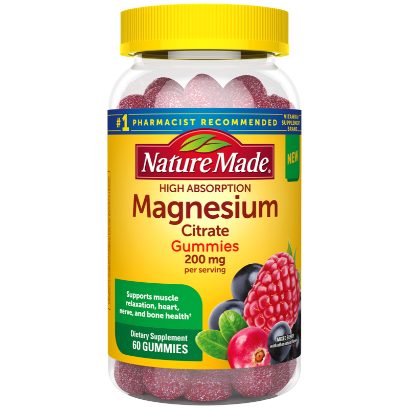 High Absorption Magnesium Citrate Gummies & Nature Made®