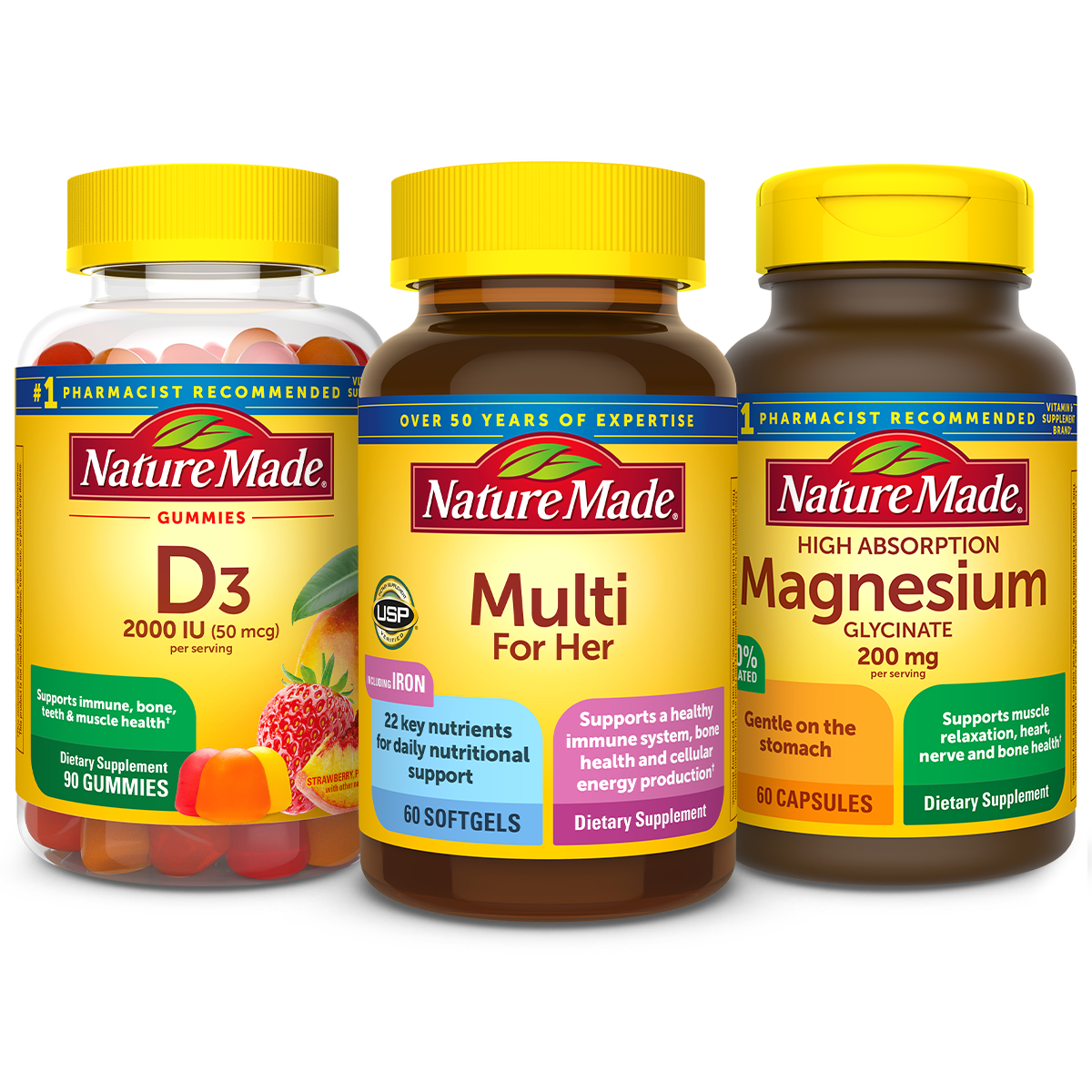 Women’s Wellness + Bone Support with Vitamin D Value Pack |