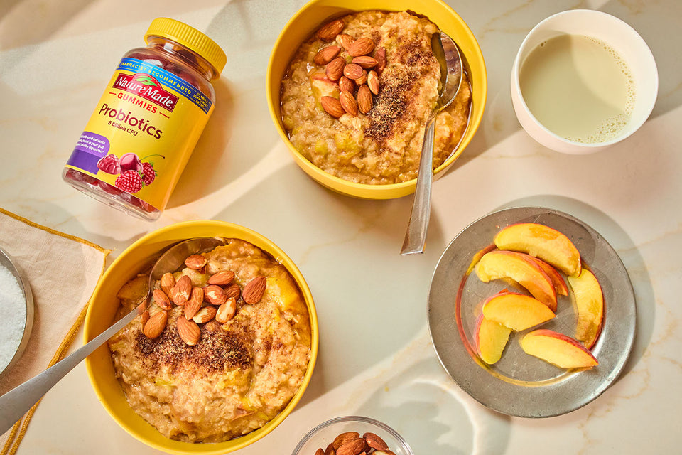 Miso Peach Oatmeal