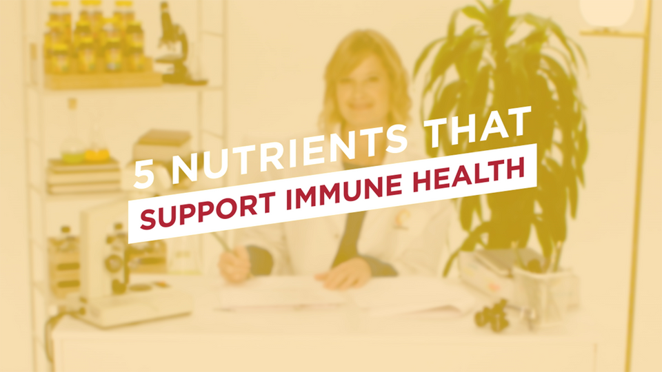 5 Nutrients That Support Immune Health†