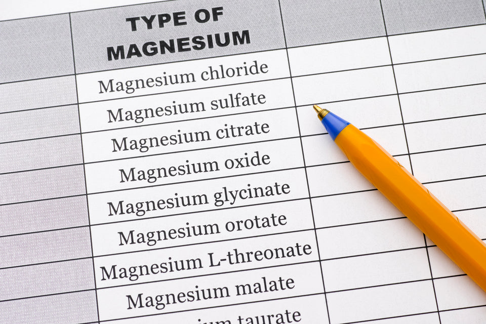 7 Types of Magnesium & Their Benefits