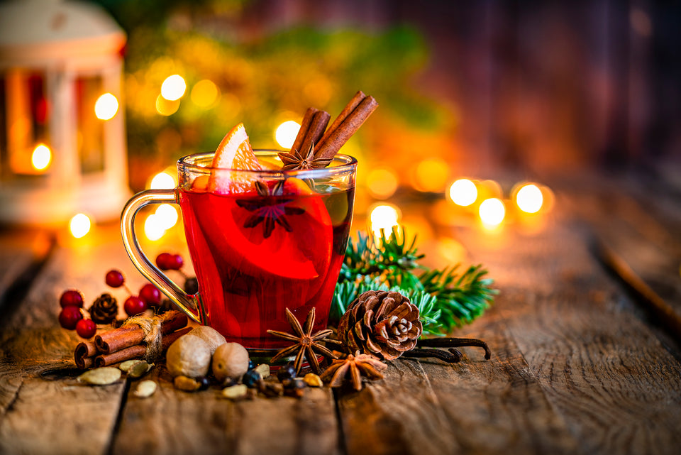 Mulled Cranberry Hibiscus Punch