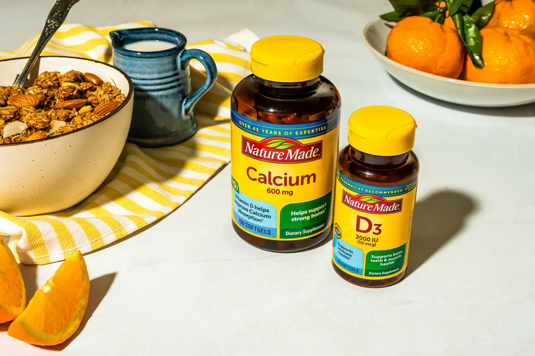 Vitamin D and Calcium for Bone Health & Nature Made®