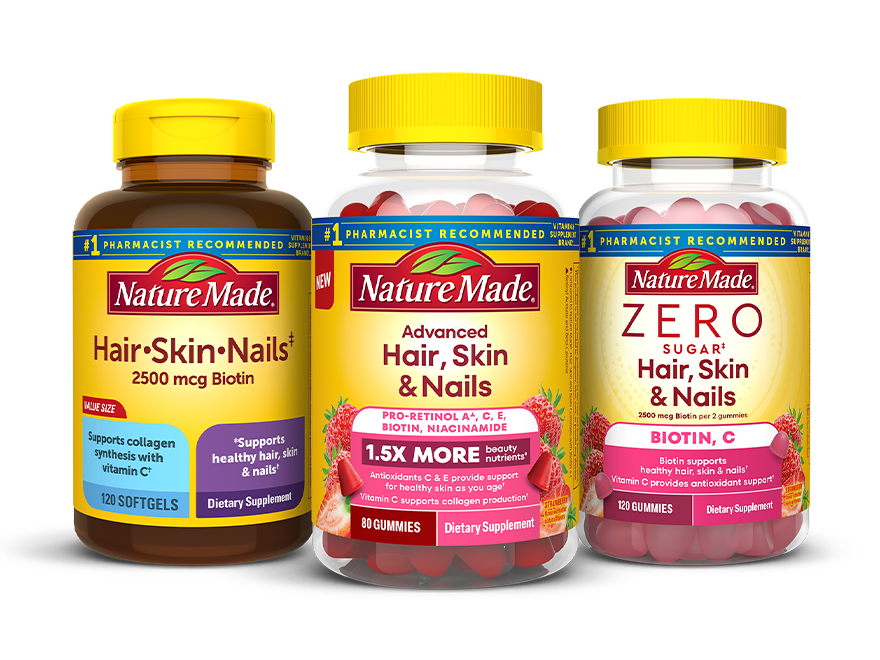 



Supplements for Hair, Skin & Nails