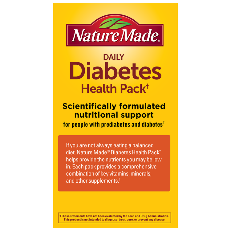 Daily Diabetes Health Pack | Support for Diabetes | Nature Made®
