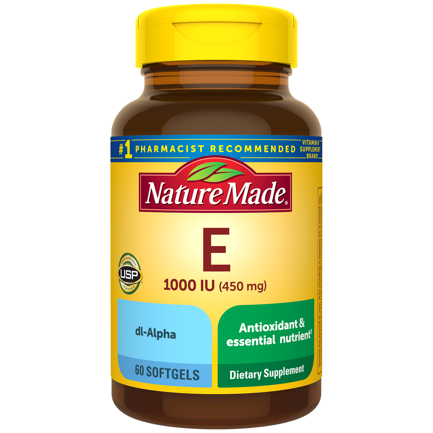 Vitamin E 1000 IU (450 mg) dl-Alpha Softgels | 