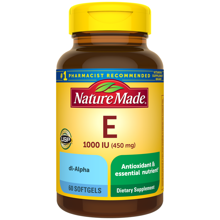 Nature Made Vitamin E 1000 IU (450 mg) dl-Alpha Softgels
