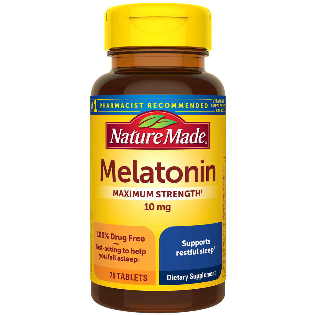 Melatonin Maximum Strength 10 mg Tablets & Nature Made®