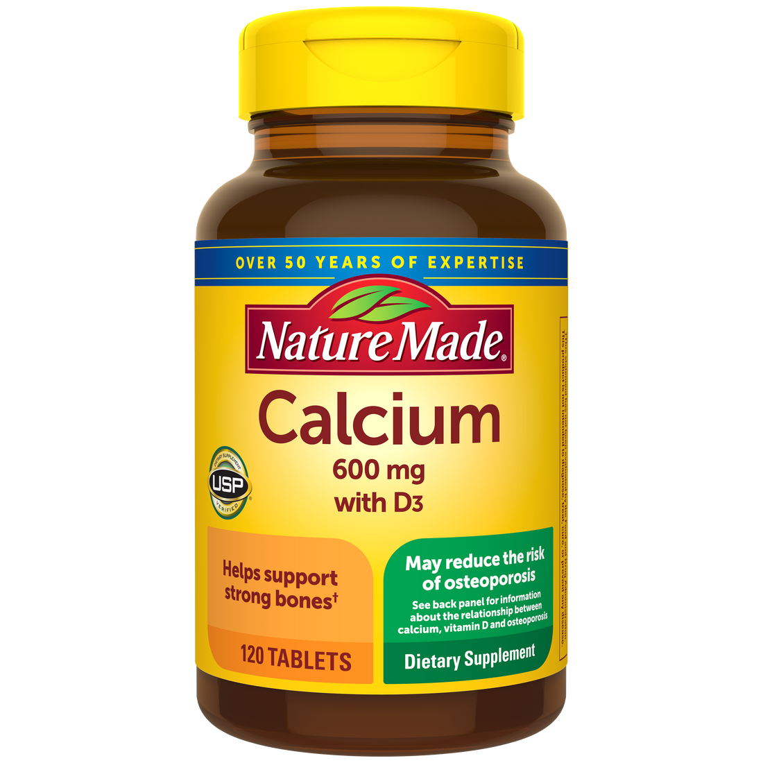 Calcium 600 mg with Vitamin D3 Tablets Nature Made & Nature Made®