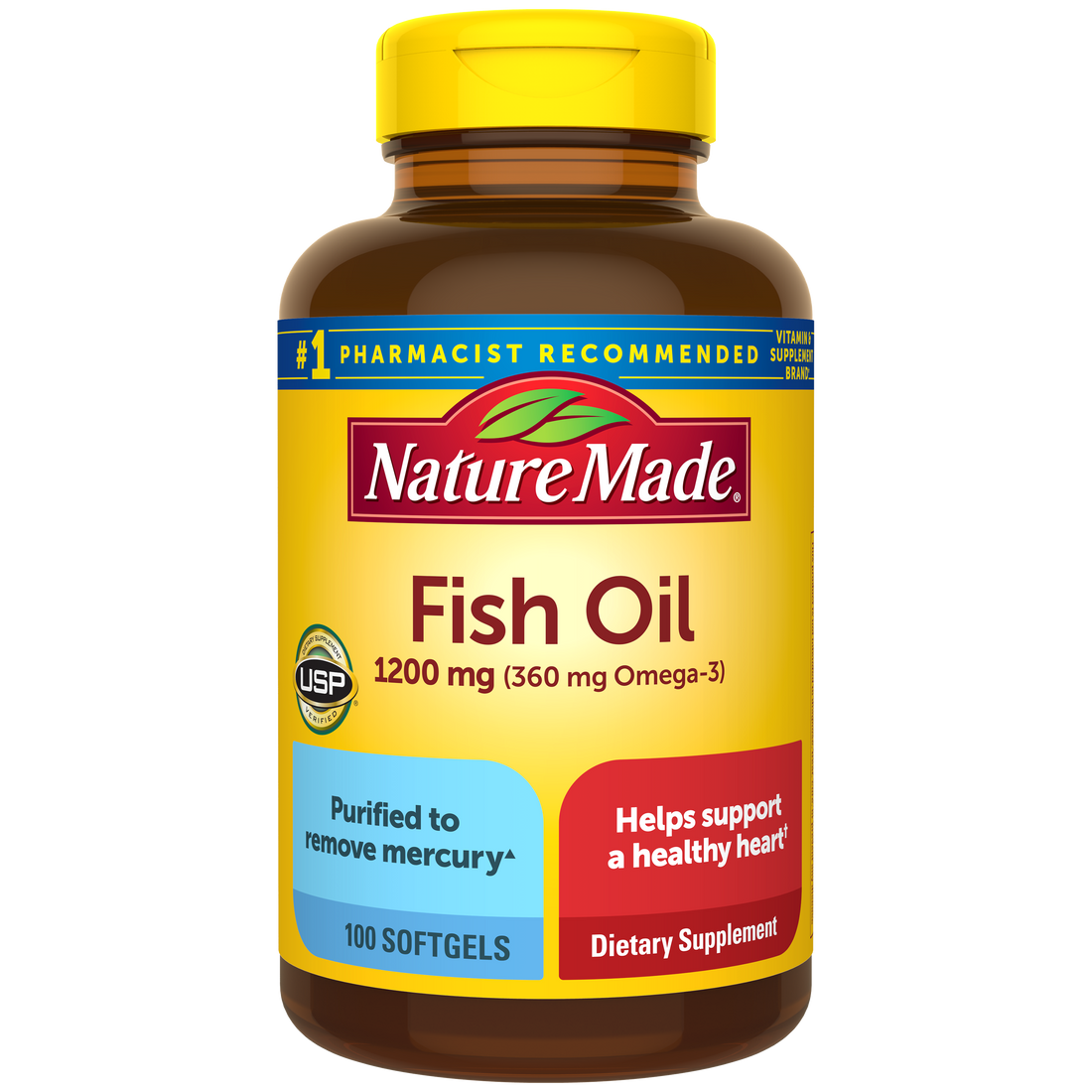 Nature Made Fish Oil 1200 mg Softgels