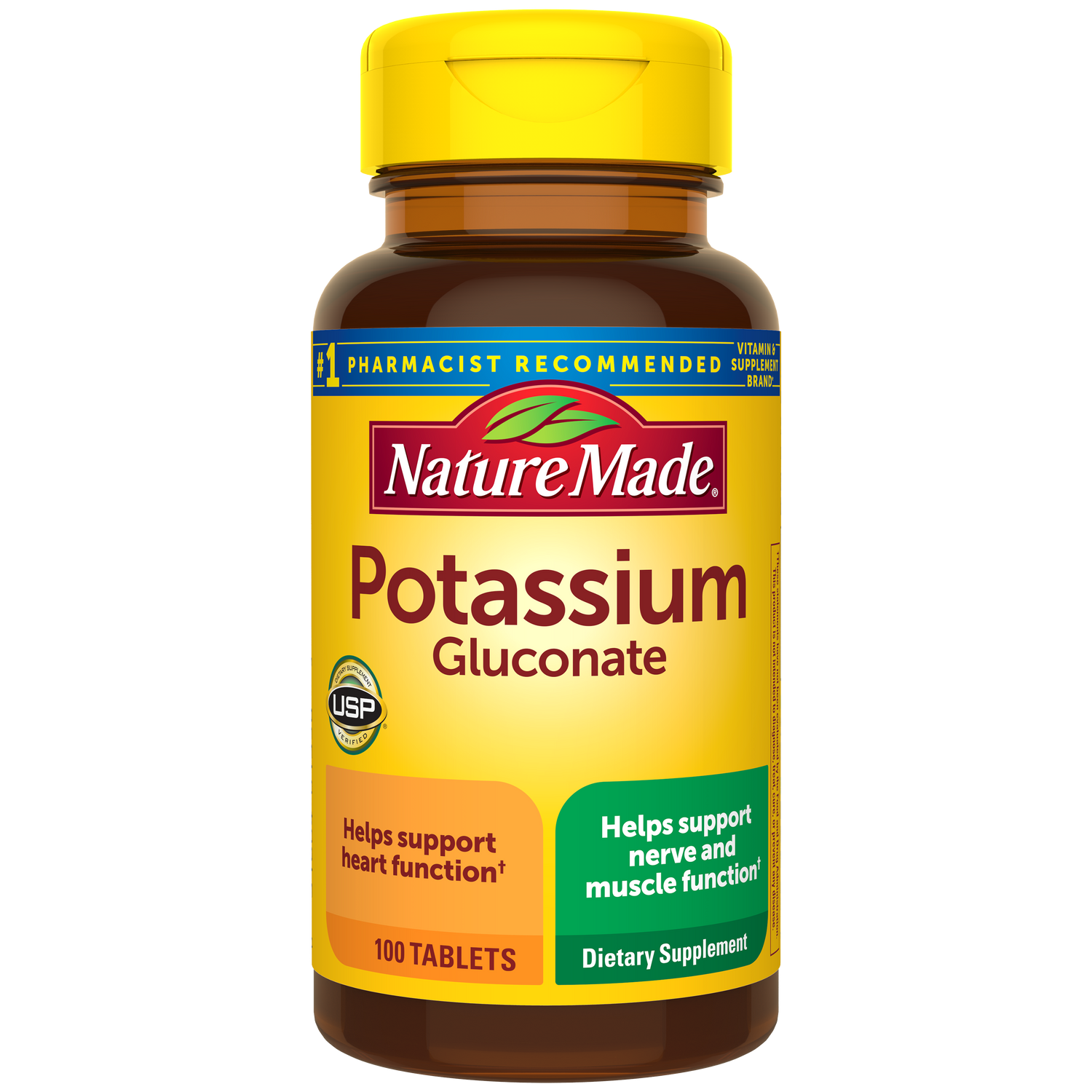 Nature Made 550 Mg Potassium Gluconate Tablets