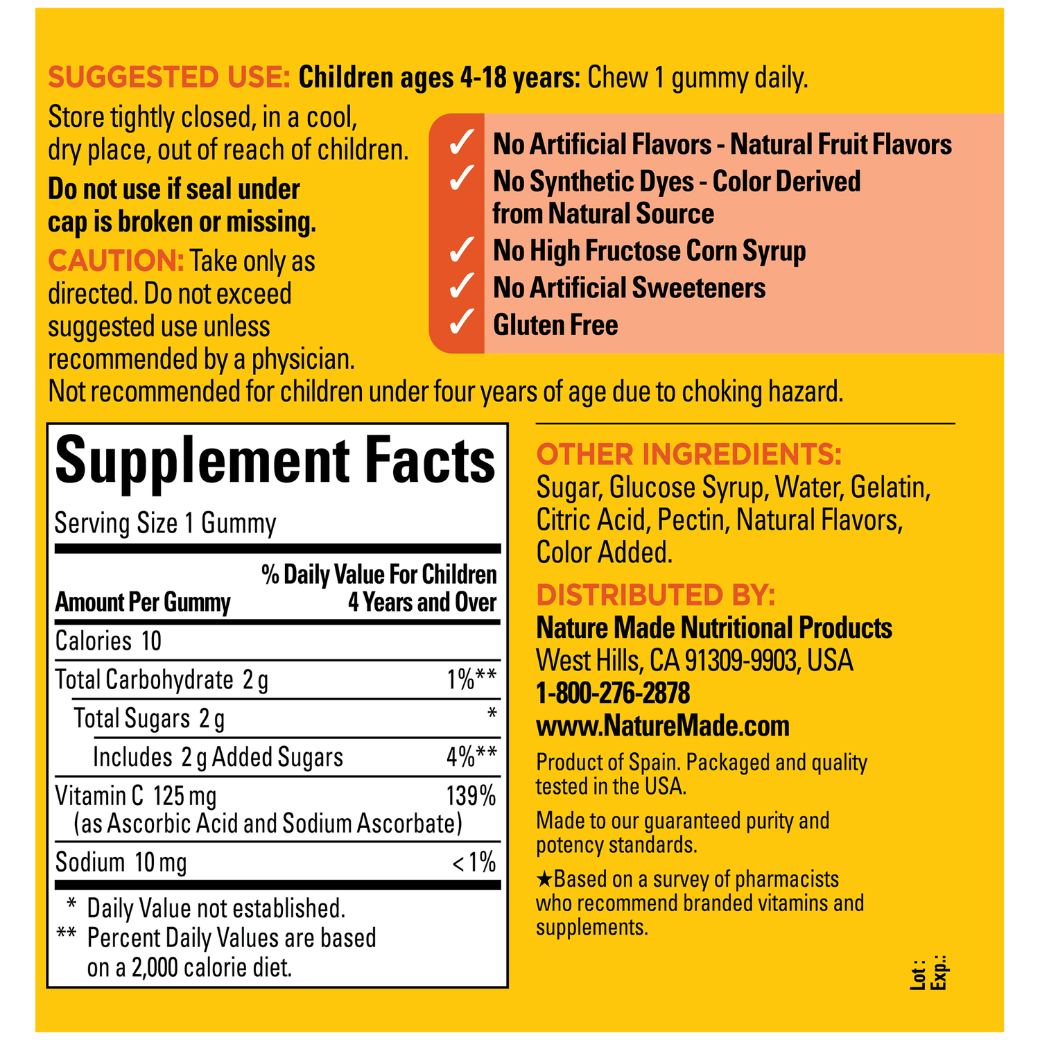Kids First® Vitamin C Gummies | 