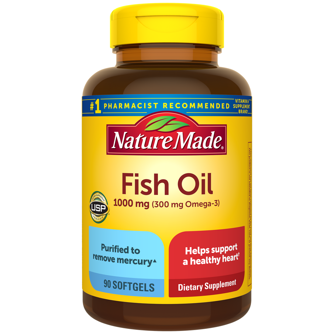 Nature Made Fish Oil 1000 mg Softgels
