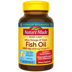 Ultra Omega-3†† from Fish Oil 1400 mg Softgels, Burp-Less♦