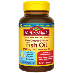 Ultra Omega-3†† from Fish Oil 1400 mg Softgels, Burp-Less♦