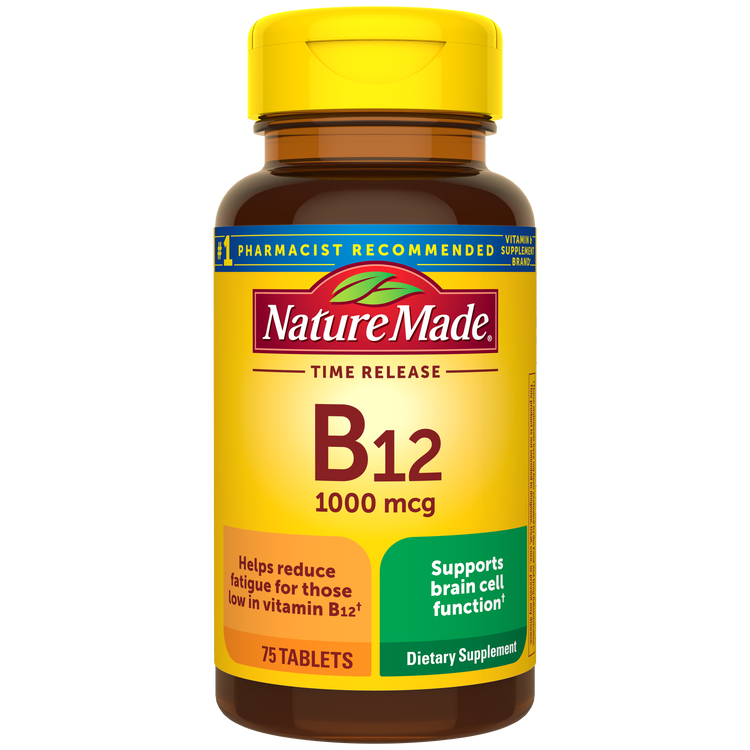 Nature Made Vitamin B12 Time Release 1000 mcg Tablets