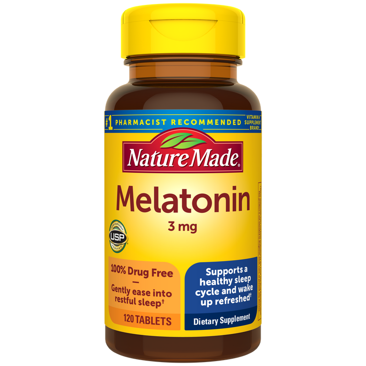 Photos - Vitamins & Minerals Nature Made Nature Made Melatonin 3 mg Tablets
