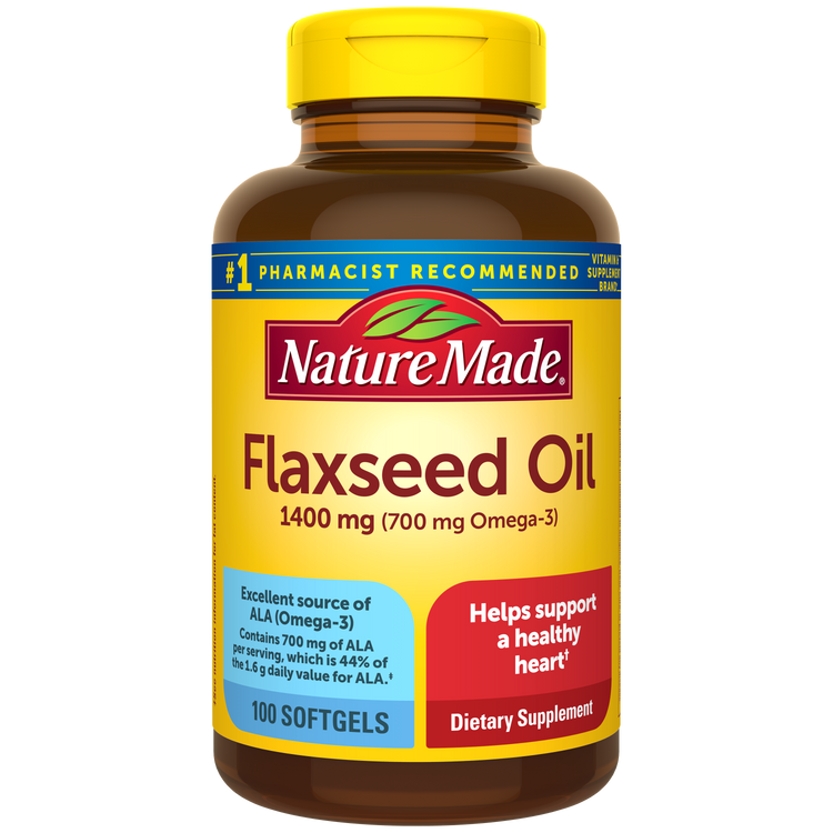 Photos - Vitamins & Minerals Nature Made Nature Made Flaxseed Oil 1400 mg Softgels