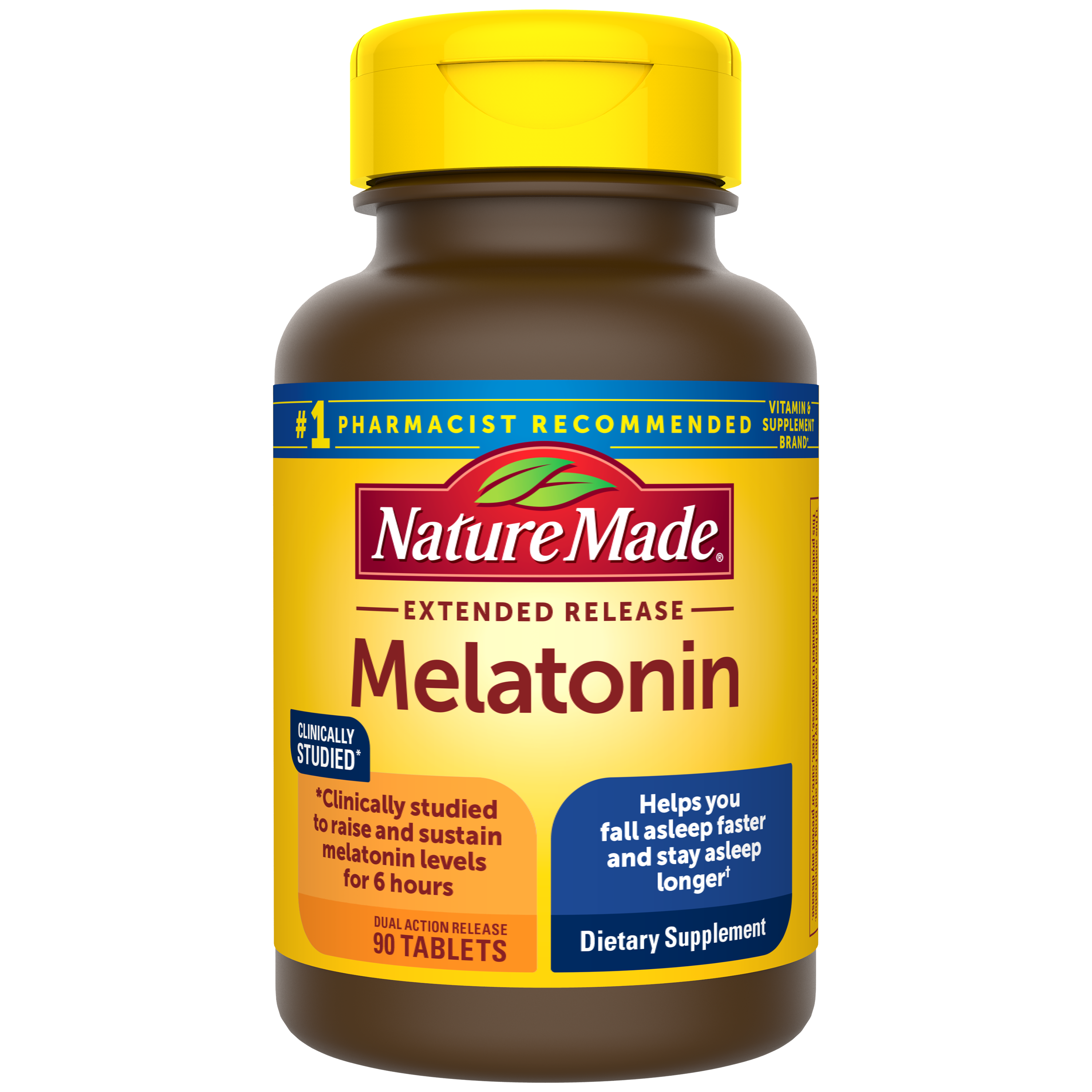 Extended Release Melatonin 4 mg Tablets & Nature Made®
