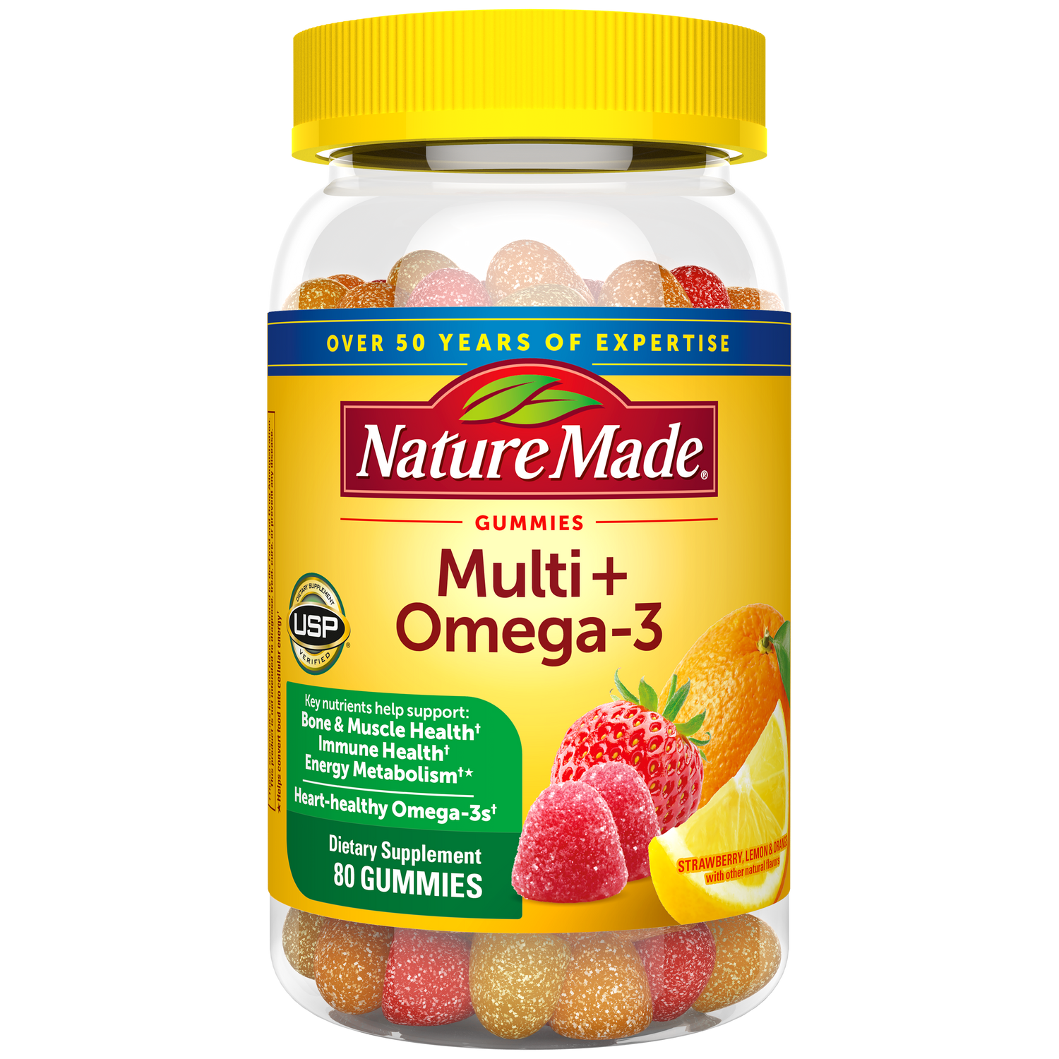 Multivitamin + Omega-3 Gummies | 80