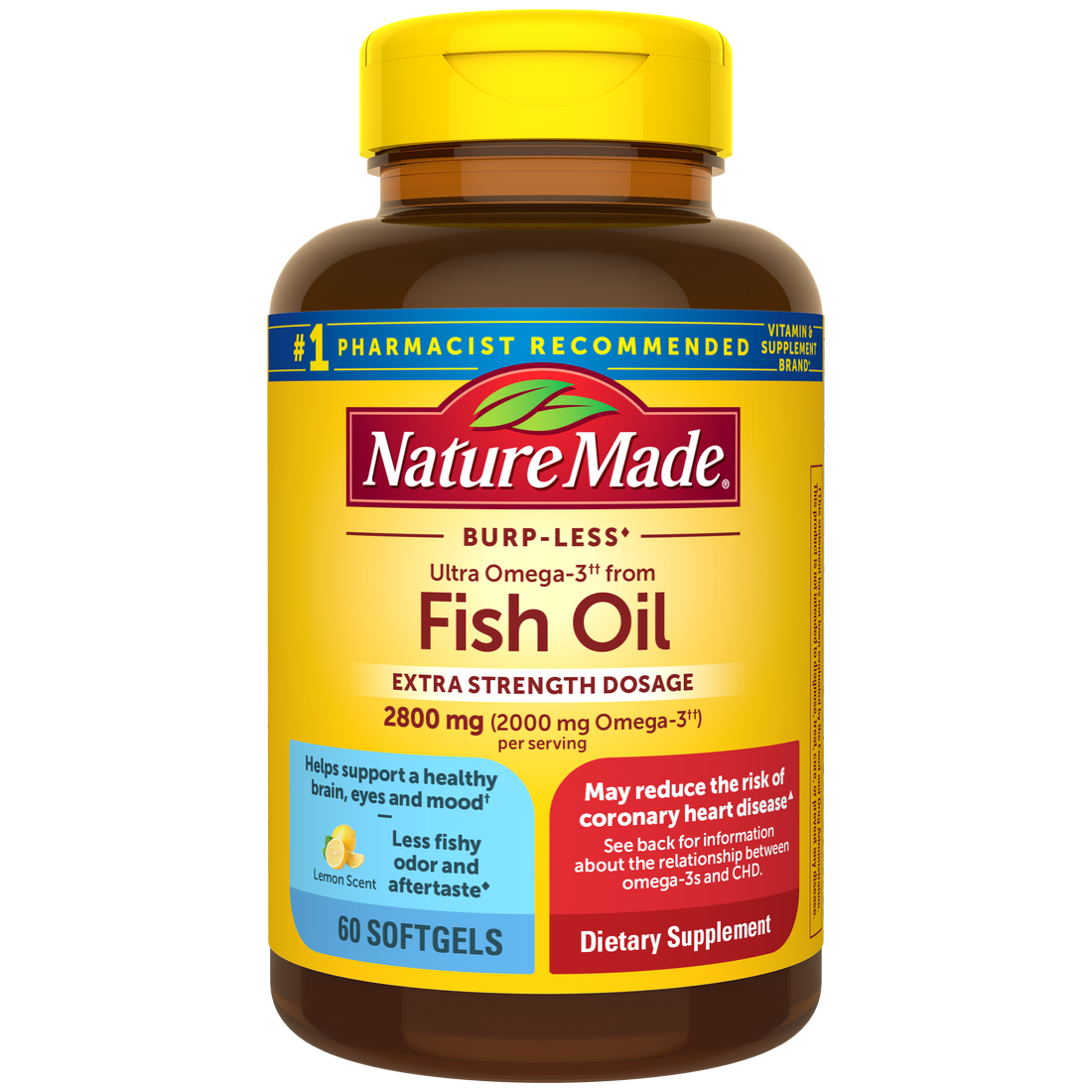 Nature Made Extra Strength Omega-3†† From Fish Oil 2800 mg Softgels