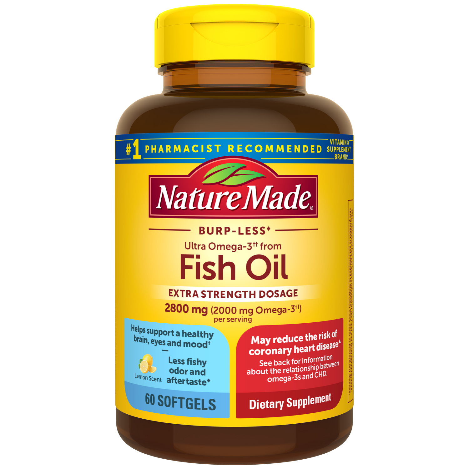 Extra Strength Omega-3†† From Fish Oil Softgels 2800 mg | 