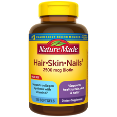 Hair-Skin-Nails‡ 2500 mcg Softgels