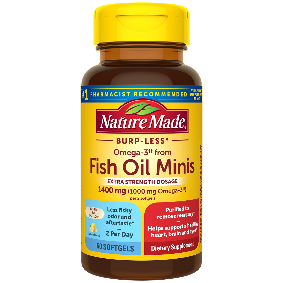 Nature Made Omega-3†† from Fish Oil Mini Softgels