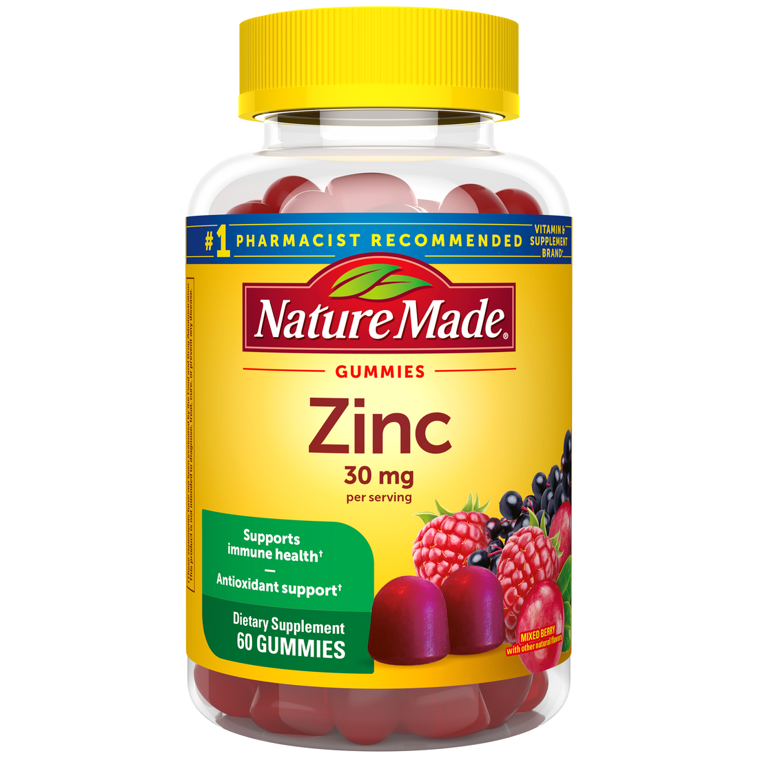Zinc Gummies 30mg Support Immune Health Nature Made®