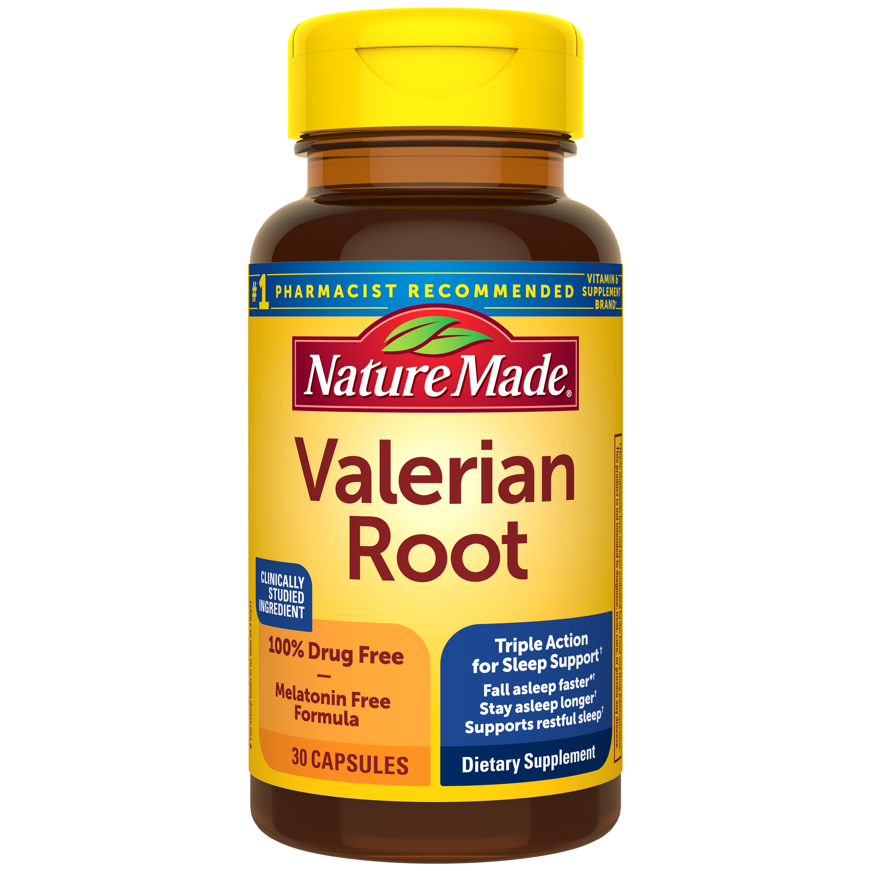 Valerian Root 200 mg Capsules & Nature Made®