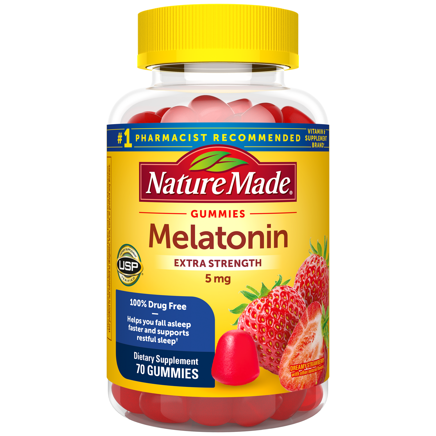 Nature Made 5 mg Melatonin Extra Strength Gummies