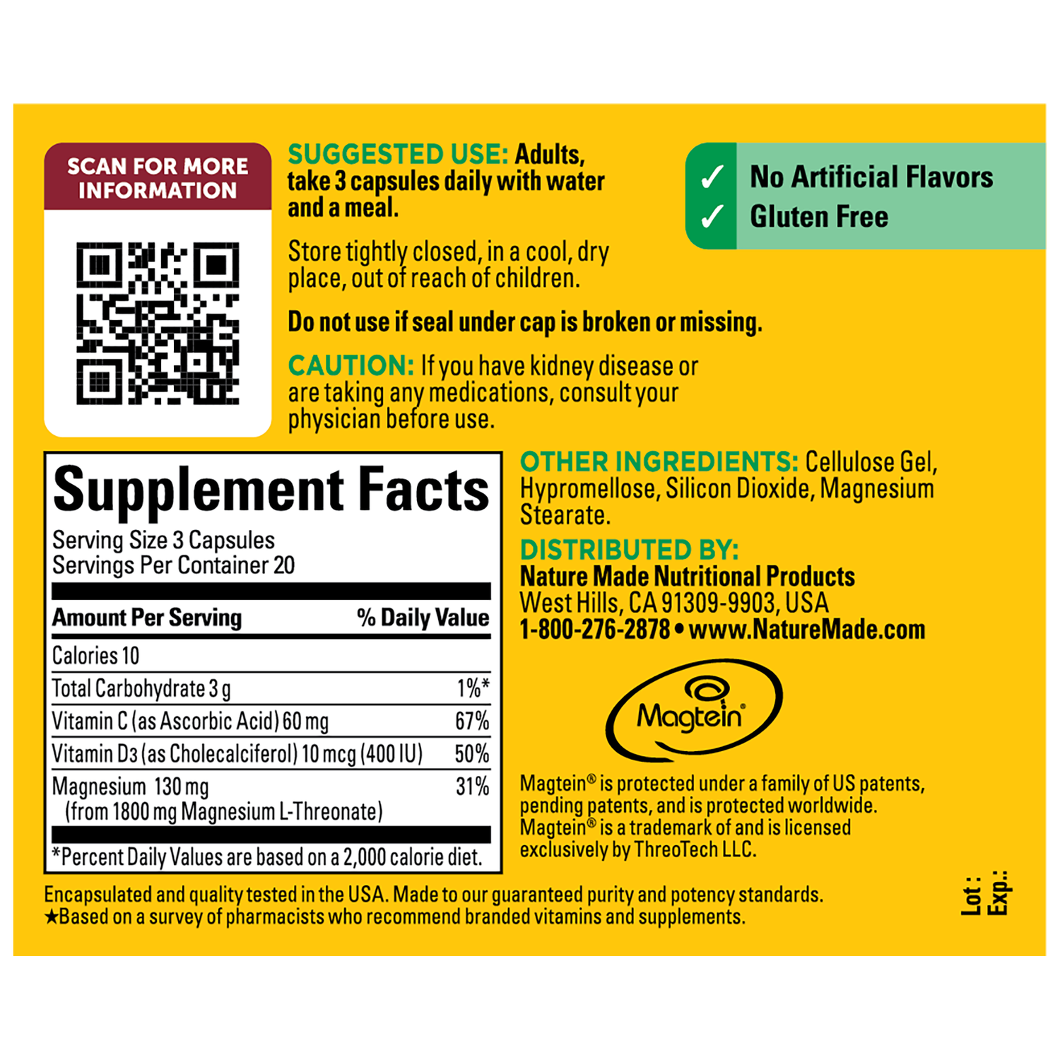 Magtein® Magnesium L-Threonate