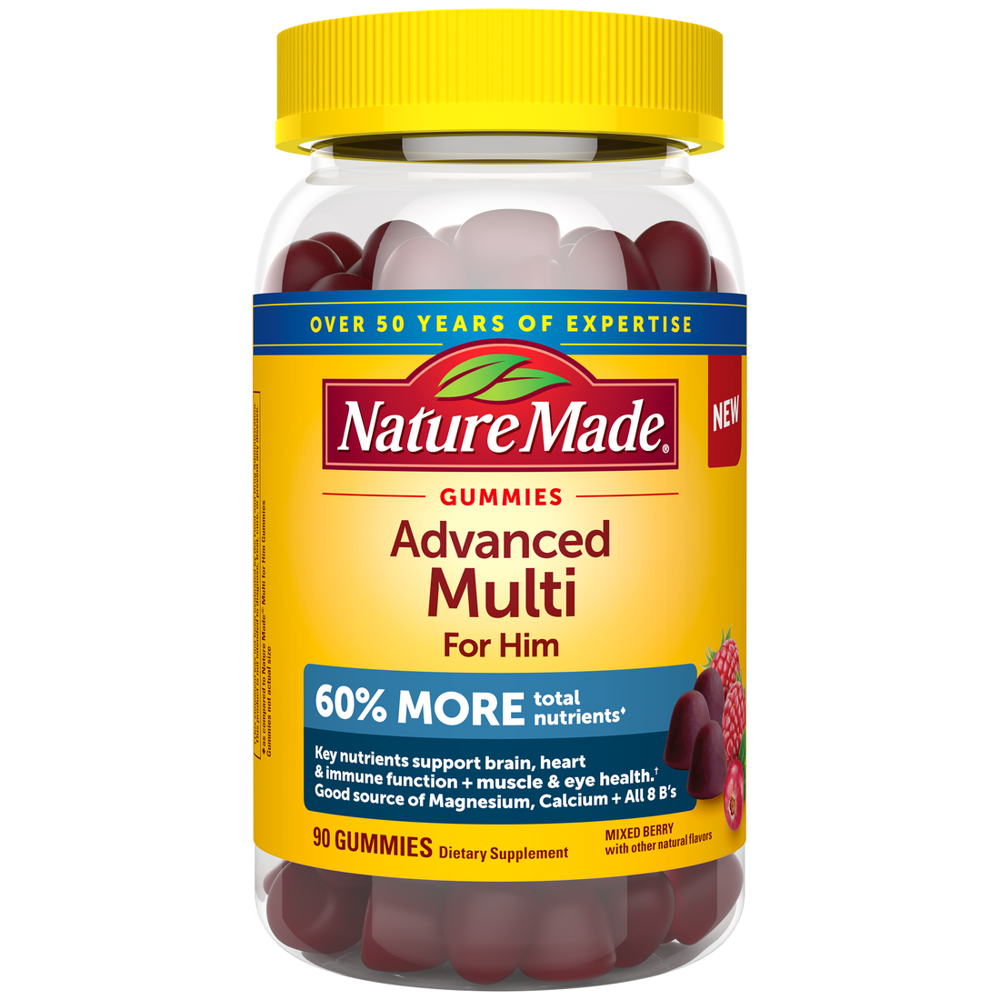 Nature Made Advanced Multivitamin Gummies For Him