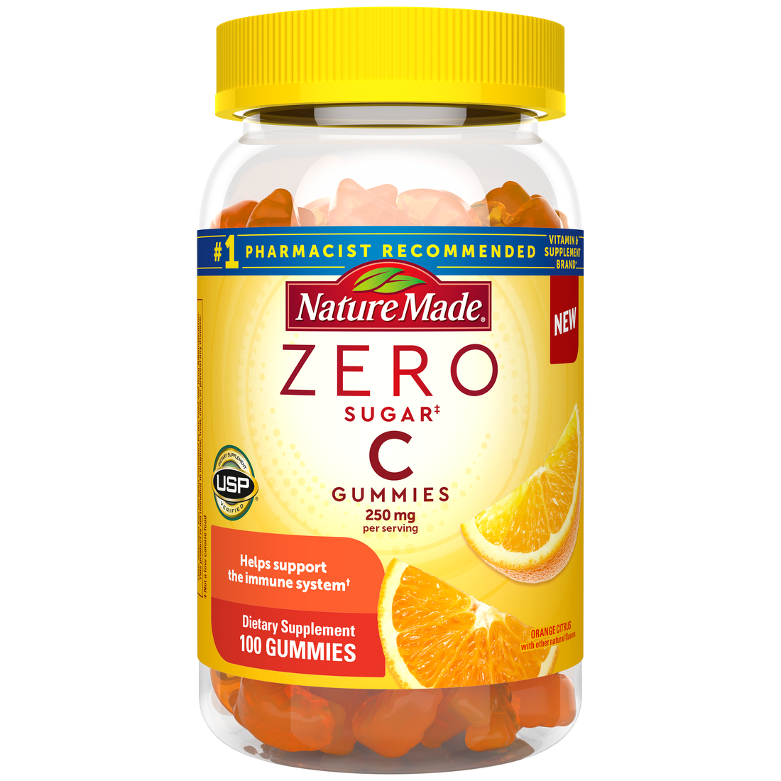 Nature Made Zero Sugar‡ Vitamin C 250 Mg Gummies