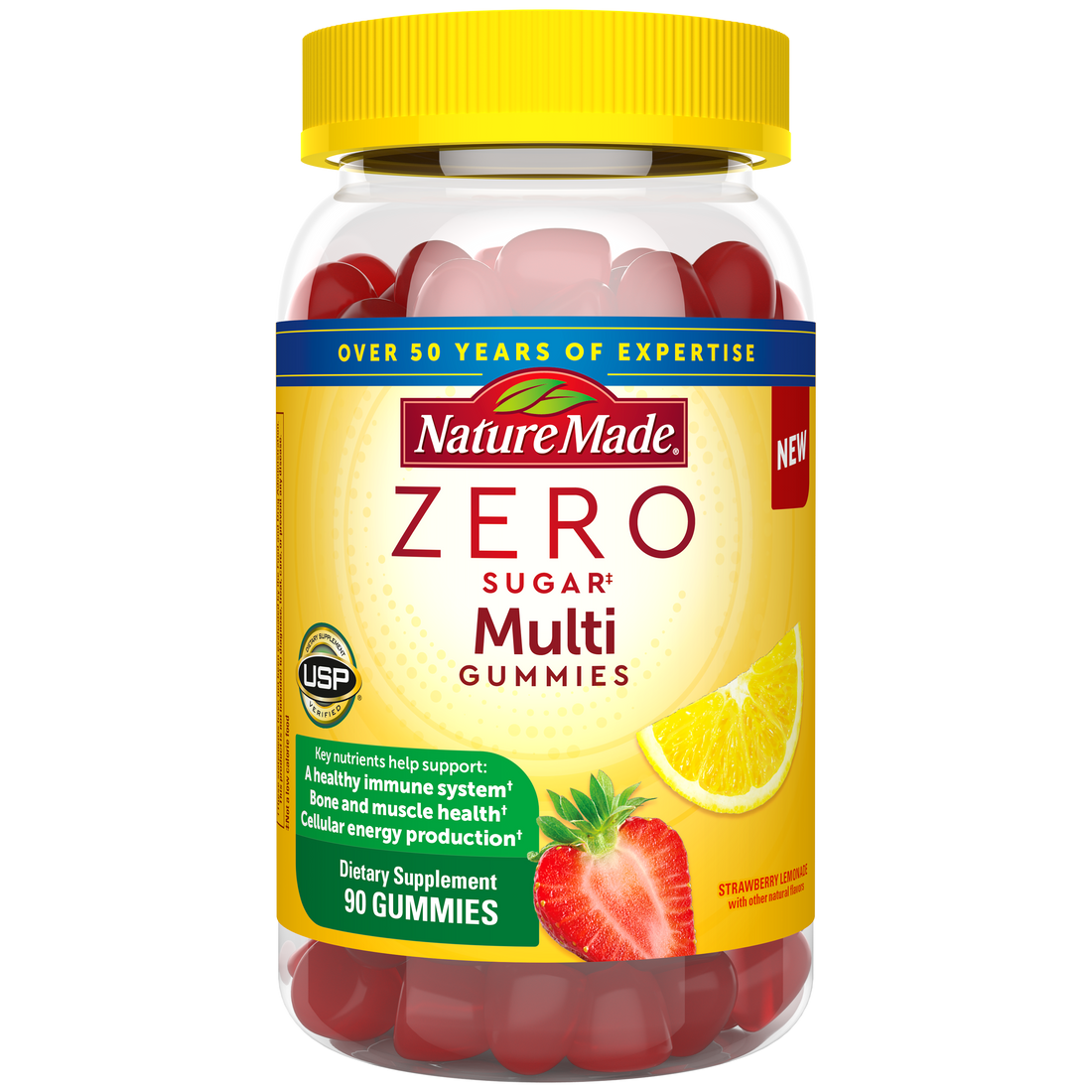 Nature Made Zero Sugar‡ Multivitamin Gummies