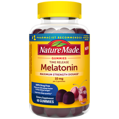 Time Release Melatonin Gummies Maximum Strength Dosage‡ 10 mg Per Serving