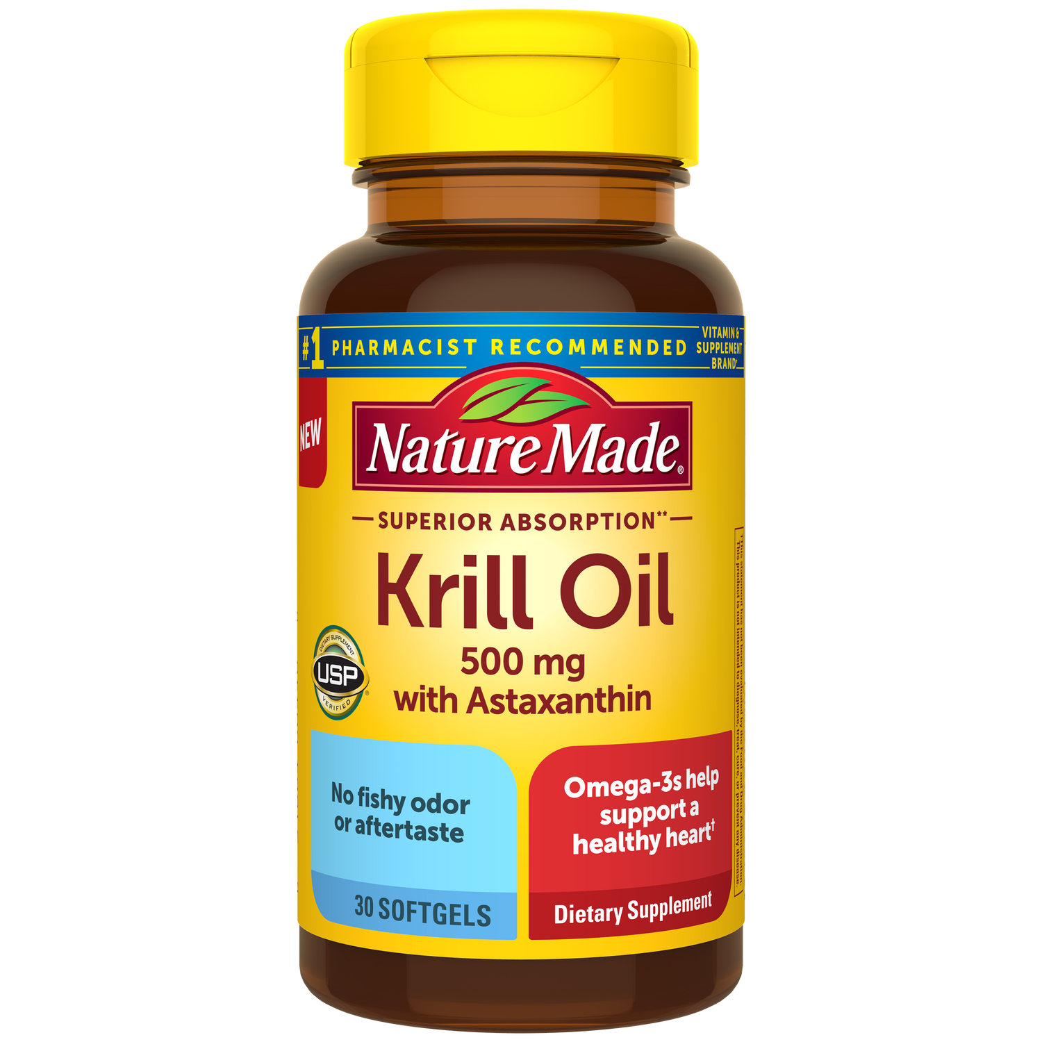 Nature Made Superior Absorption** Krill Oil 500 Mg Softgels